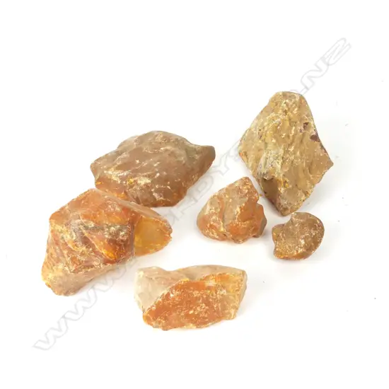 Six pieces of kauri gum