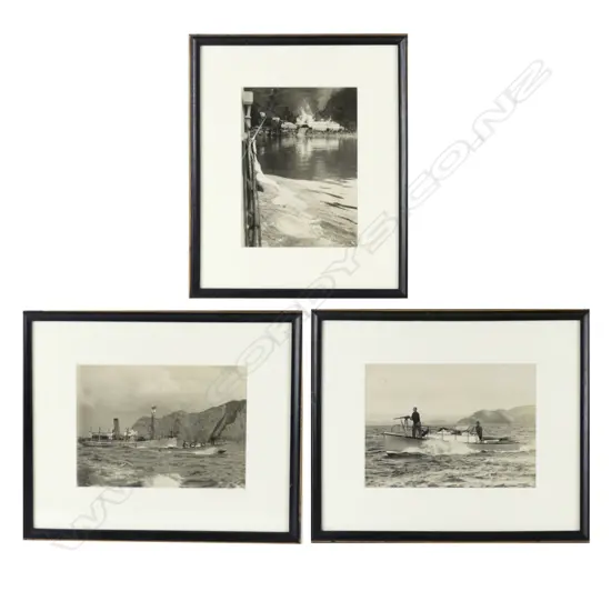 Three vintage photographs