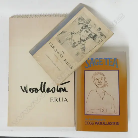 Three books by Toss Woollaston