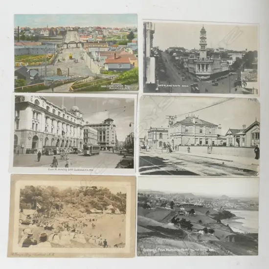 Approx. 55 real photograph postcards of Auckland