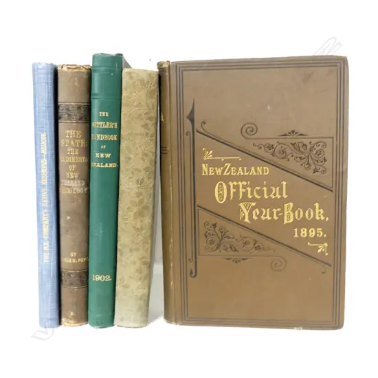 Five various books on NZ/Colonies