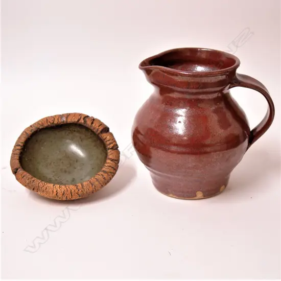 Two Len Castle pottery items