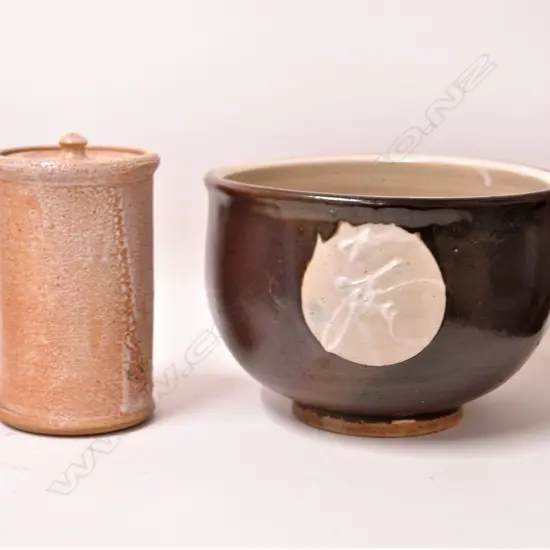 Two Paul Fisher pottery pieces