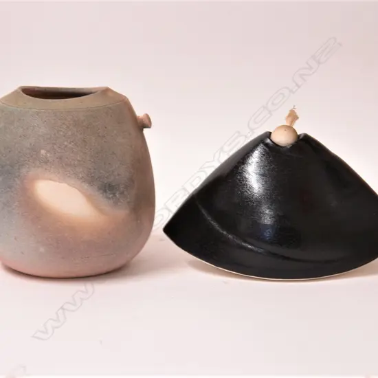 Two Chris Weaver pottery items