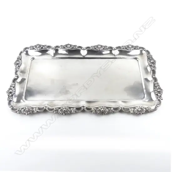 An Austrian silver tray