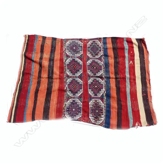 An old Anatolian kilim rug