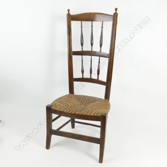 An English country spindle back chair
