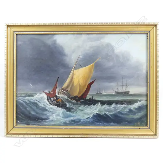 A 19thC marine artist unknown