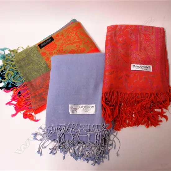 Three 'Pashmina' shawls