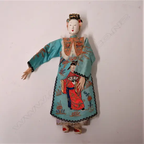 A 19thC Chinese opera doll