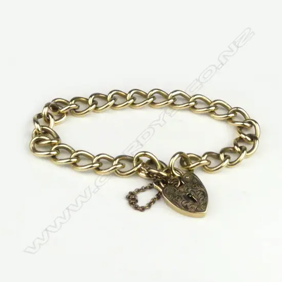 A 9ct gold charm bracelet