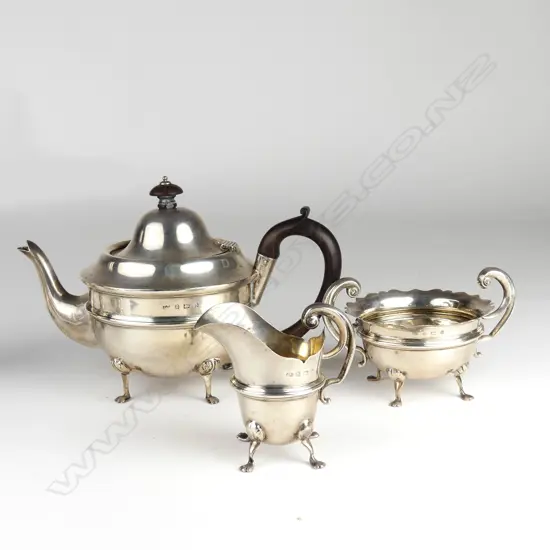 An Edwardian bachelor's tea set