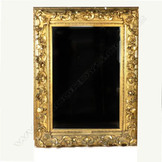 A Victorian gilt framed mirror