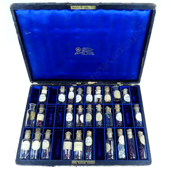 A selection of gemstones and synthetic examples