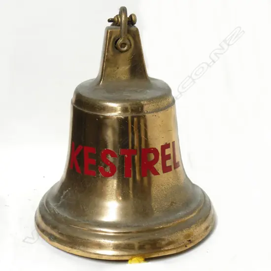 A vintage bronze ship's bell