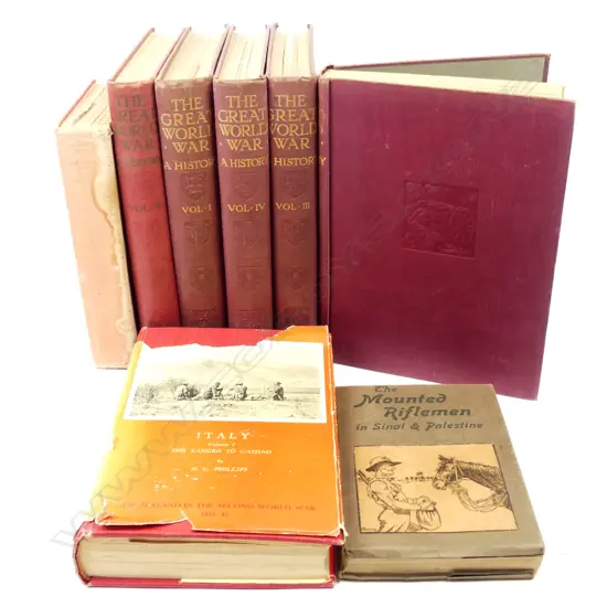 Eight military books