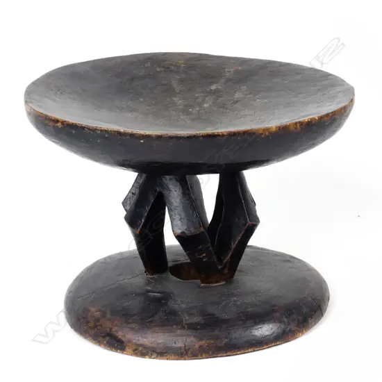 An African wooden stool