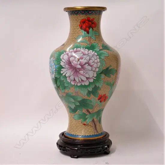 A mid-20thC large cloisonné vase