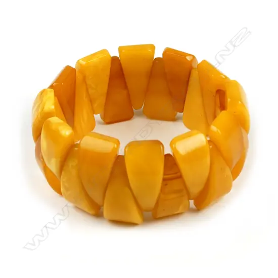 An amber bracelet