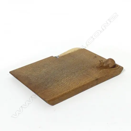 Robert Thompson Mouseman oak cheese board