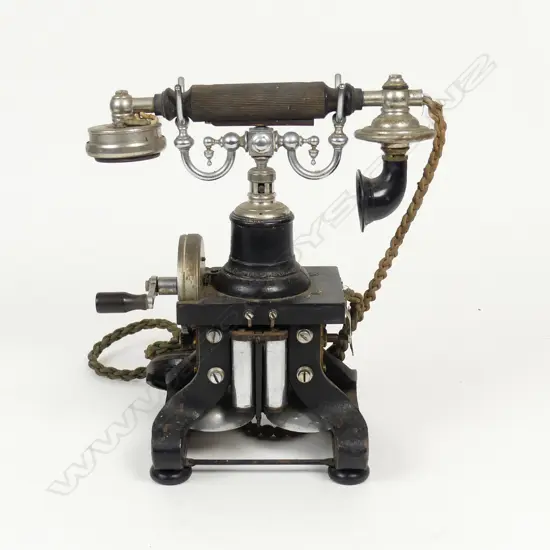 A late Victorian skeleton phone