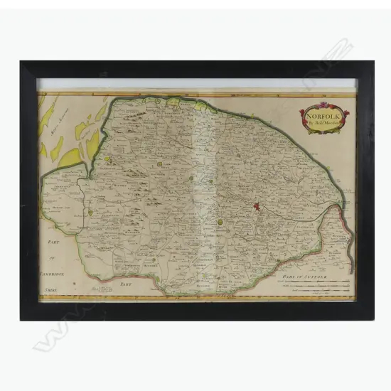 A 17thC map by Robert Morden