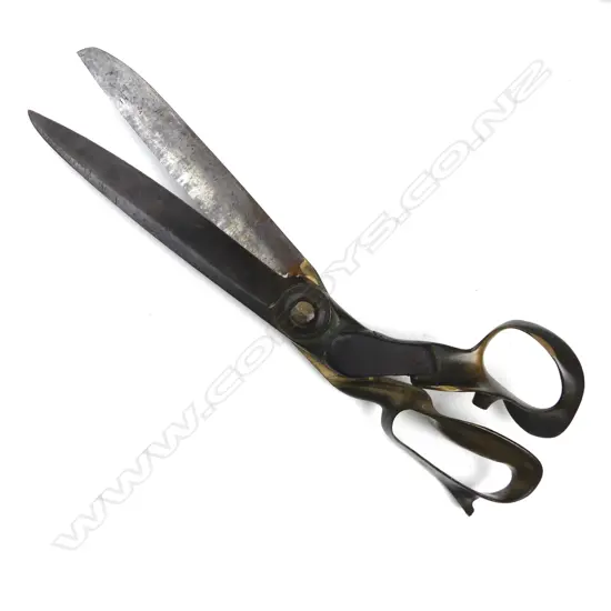 A pair of tailor's scissors