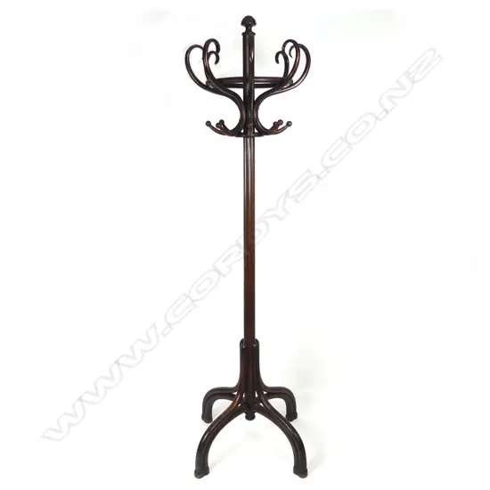 A late Victorian Bentwood coat rack