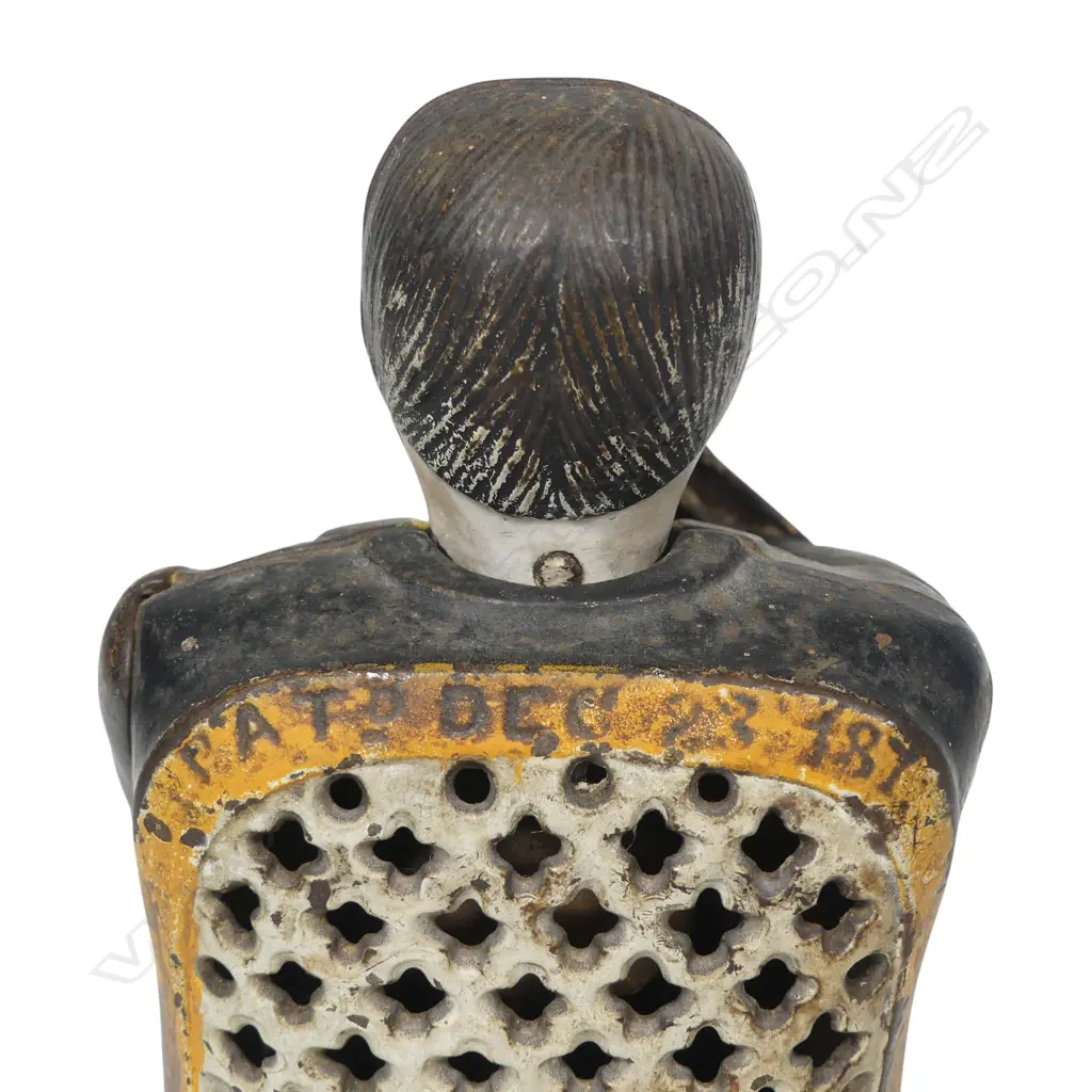 19thC American 'Tammany Bank' by CJ & E Stevens Co., Image 1++