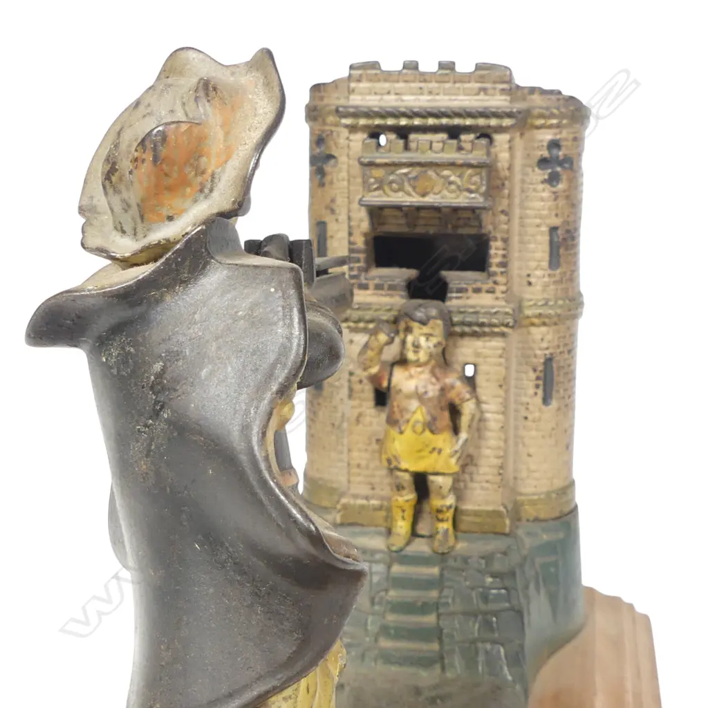 Late 19thC William Tell mechanical money bank, Image 1++