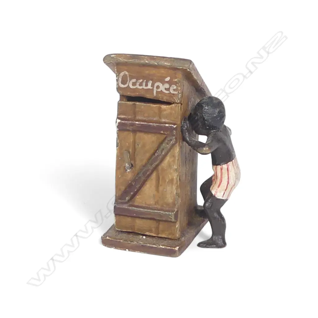 Franz Bergman 1920 Orientalist cold painted bronze sculpture, Image 1++