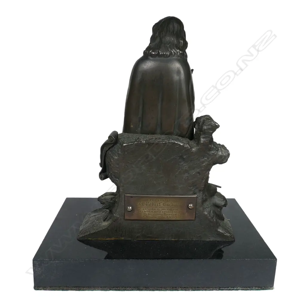 A 19thC bronze figure of the famous French playwright Molière, Image 1++