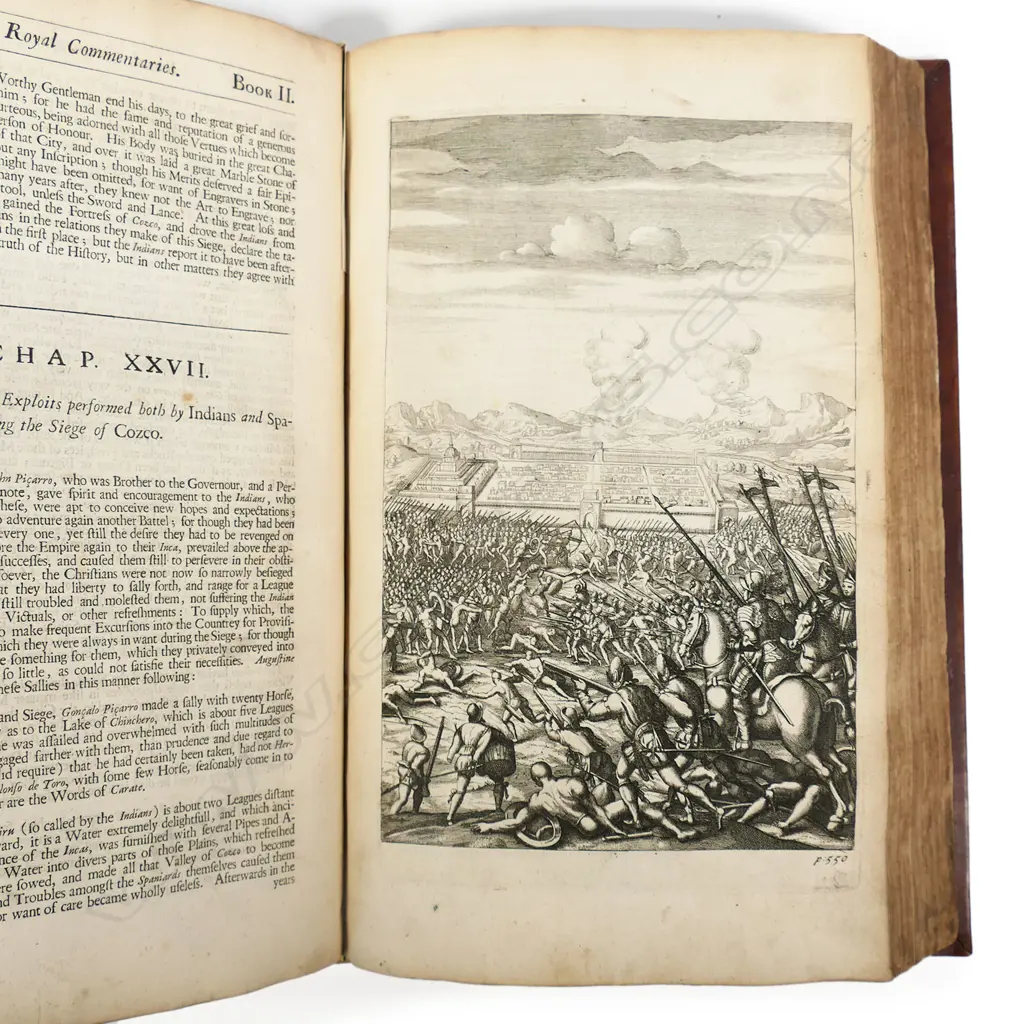 A folio edition of 'The Royal Commentaries of Peru in Two Parts' by Garcilasso de la Vega, Image 1++