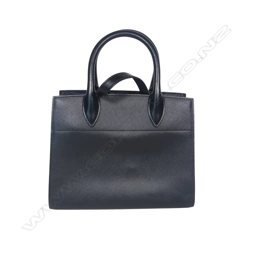 Prada Bibliotheque black leather tote handbag, Image 1++