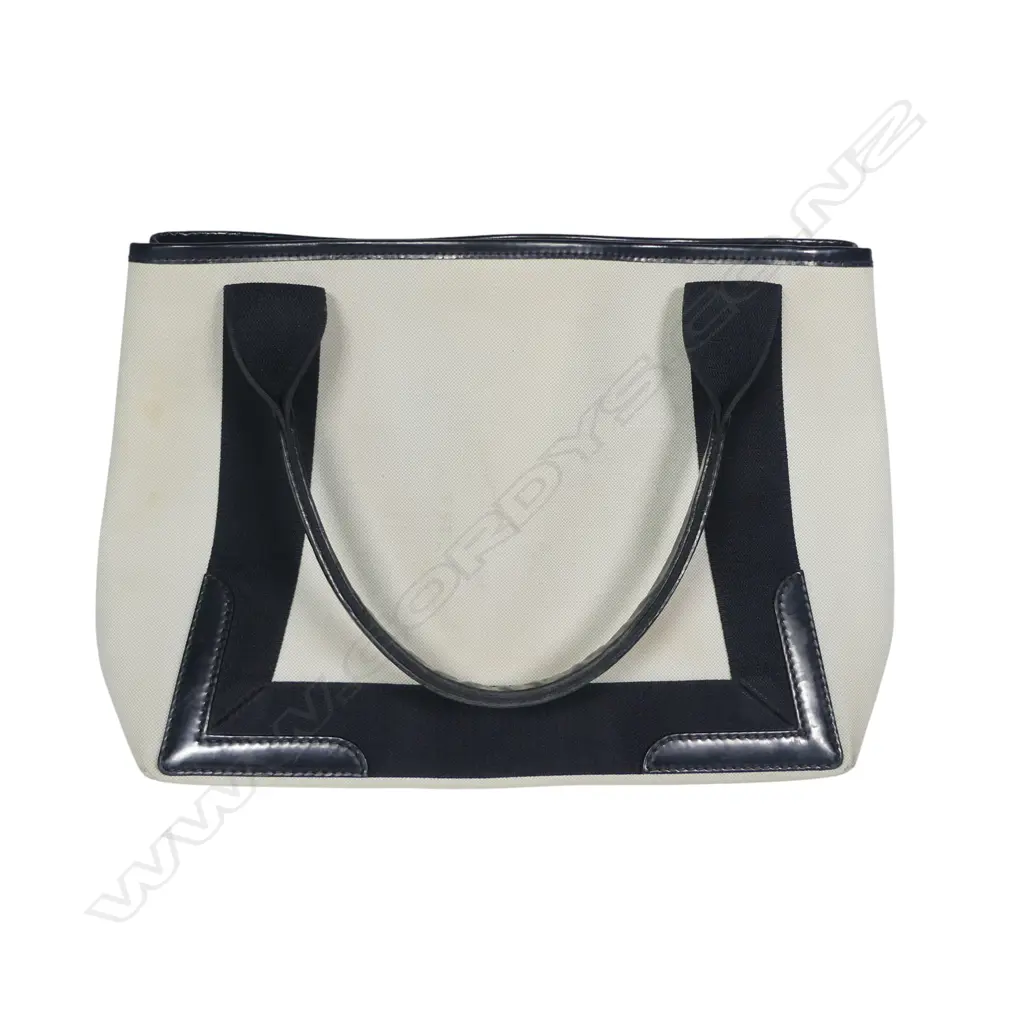 Balenciaga Navy Cabas small tote bag, Image 1++