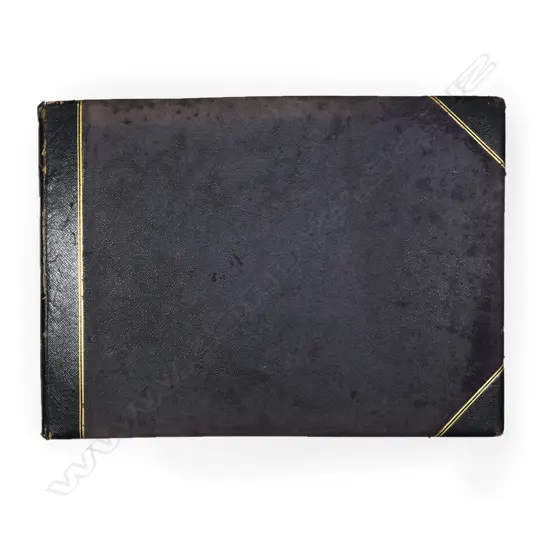 A large photo album with large format professional and other photographs,