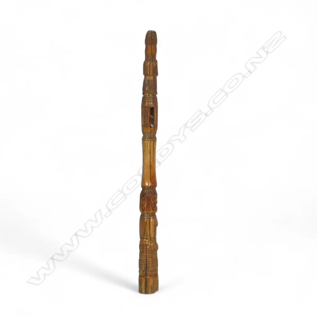 An early Nigerian carved ivory tusk section, Image 1++