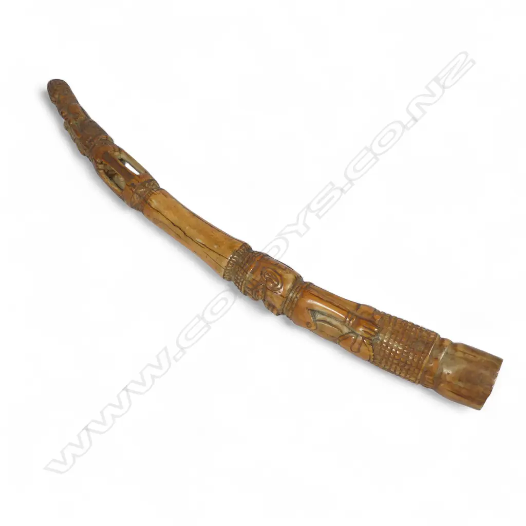An early Nigerian carved ivory tusk section, Image 1++
