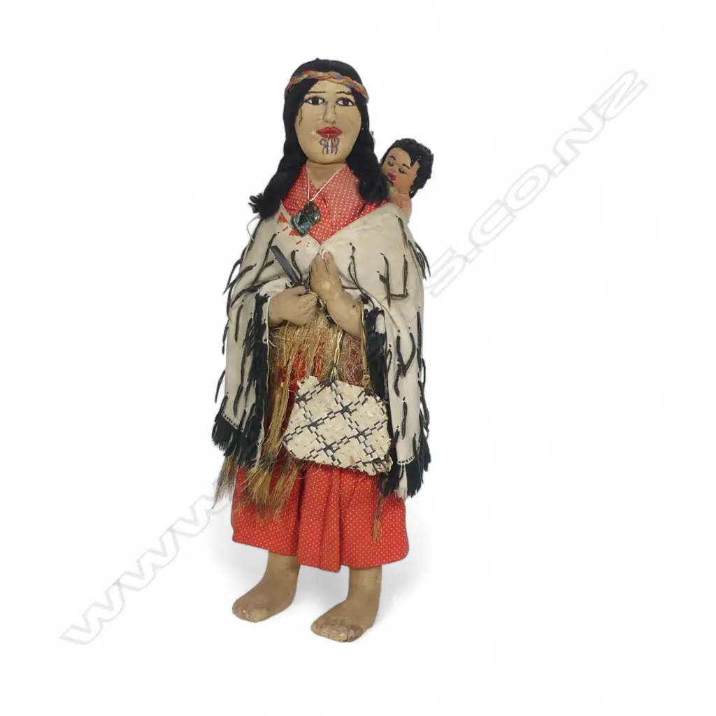 A rare 1920s Bessie Murray Mother and Child doll, Image 1++