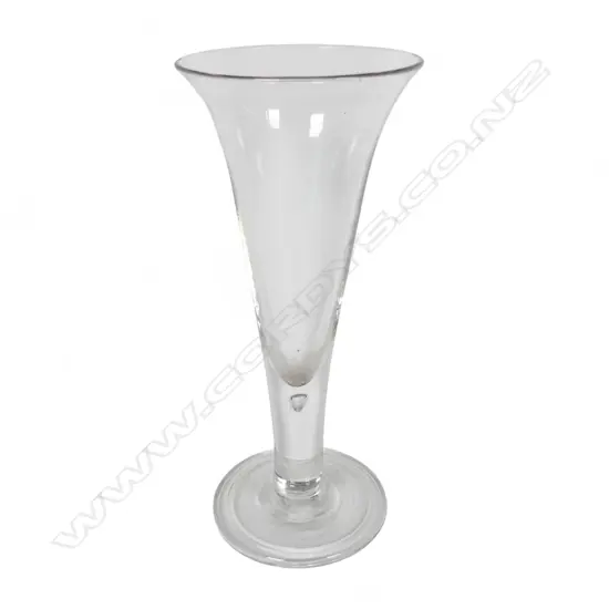 A George III large ale glass,