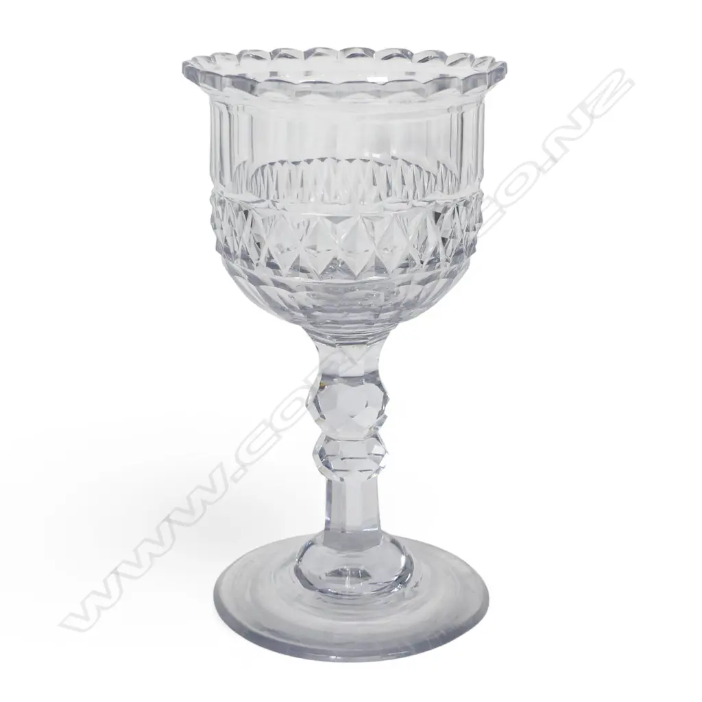 A George III tall sweetmeat glass, Image 1++