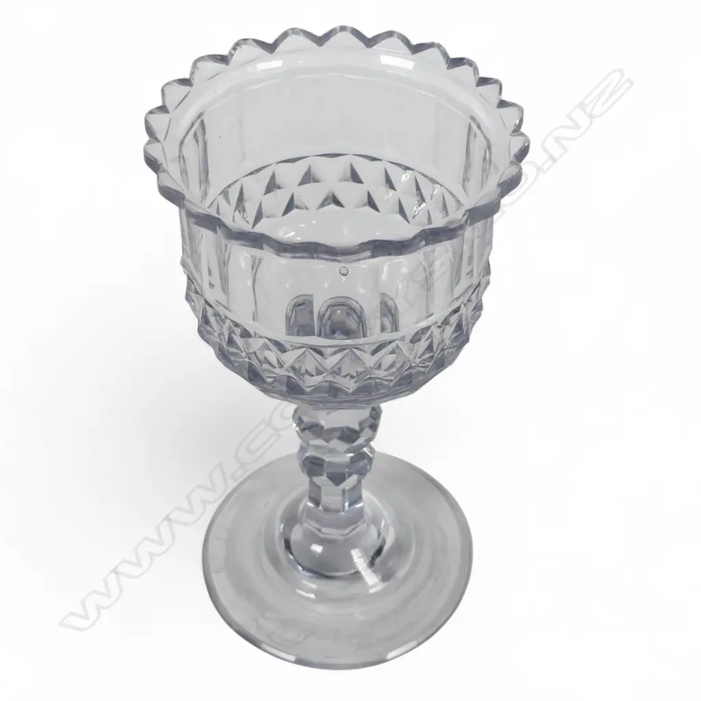 A George III tall sweetmeat glass, Image 1++