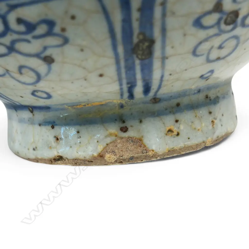 A Chinese Yuan Dynasty style blue and white Jade Spring vase, Image 1++