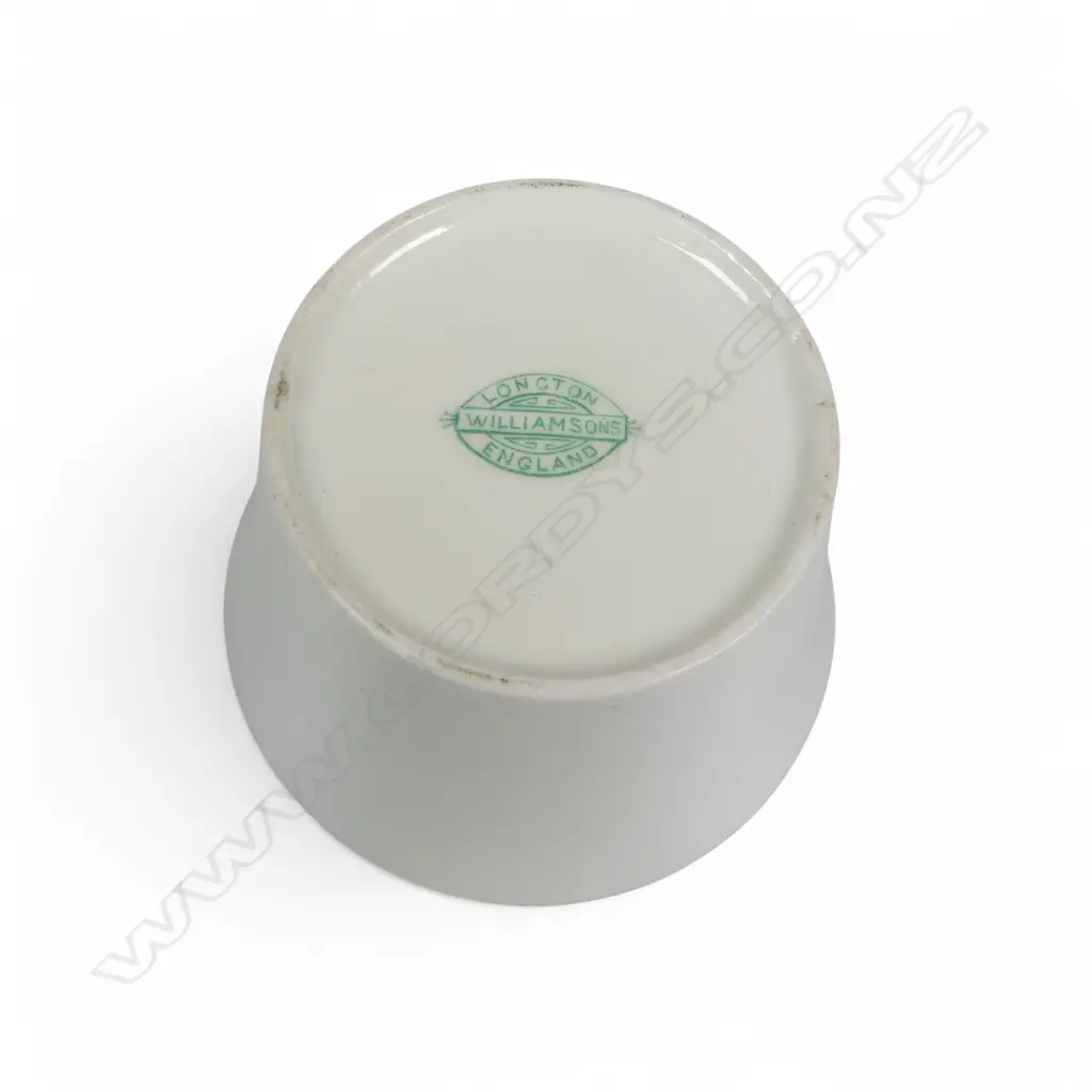 Longton porcelain suffragette sugar bowl, Image 1++