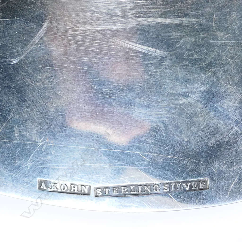 Adolph Kohn (Auckland) silver communion plate, Image 1++