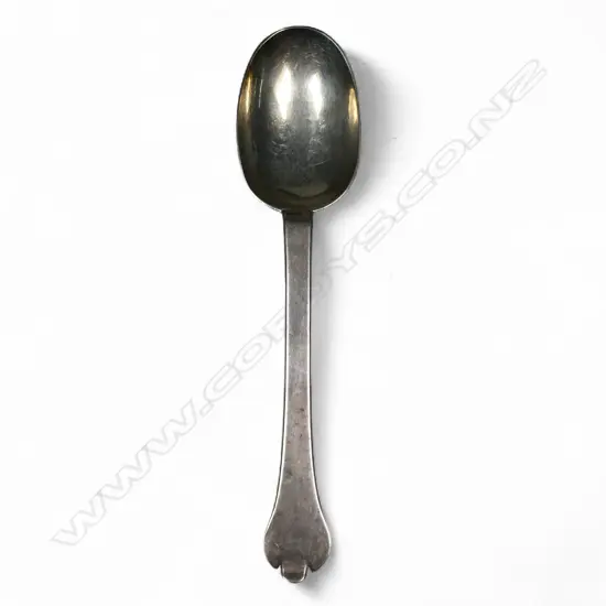 James II silver trefid spoon,