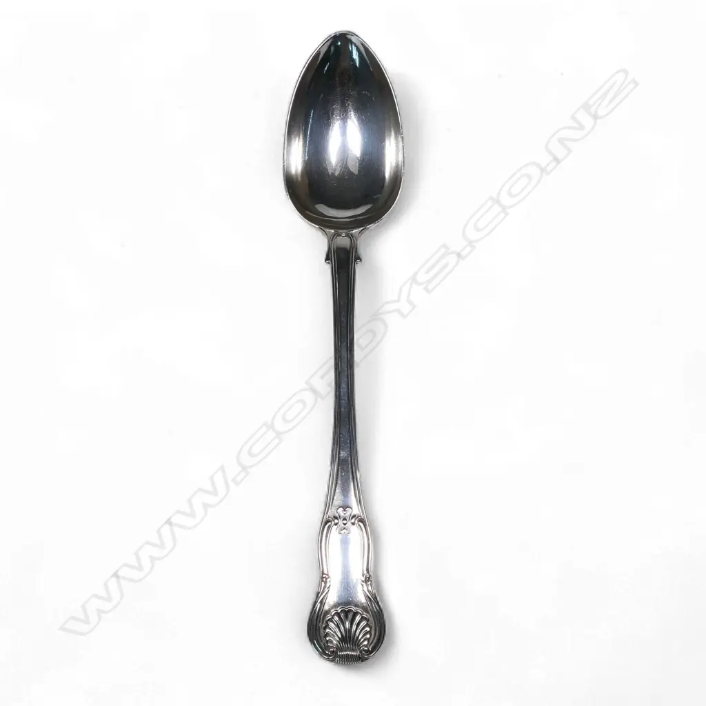 A George IV silver large pie spoon, Image 1++