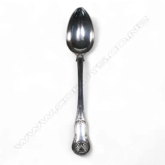 A George IV silver large pie spoon,