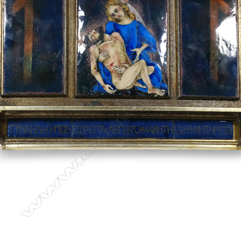 Mary Barker (NZ working 1990s) The Deposition, Image 1++