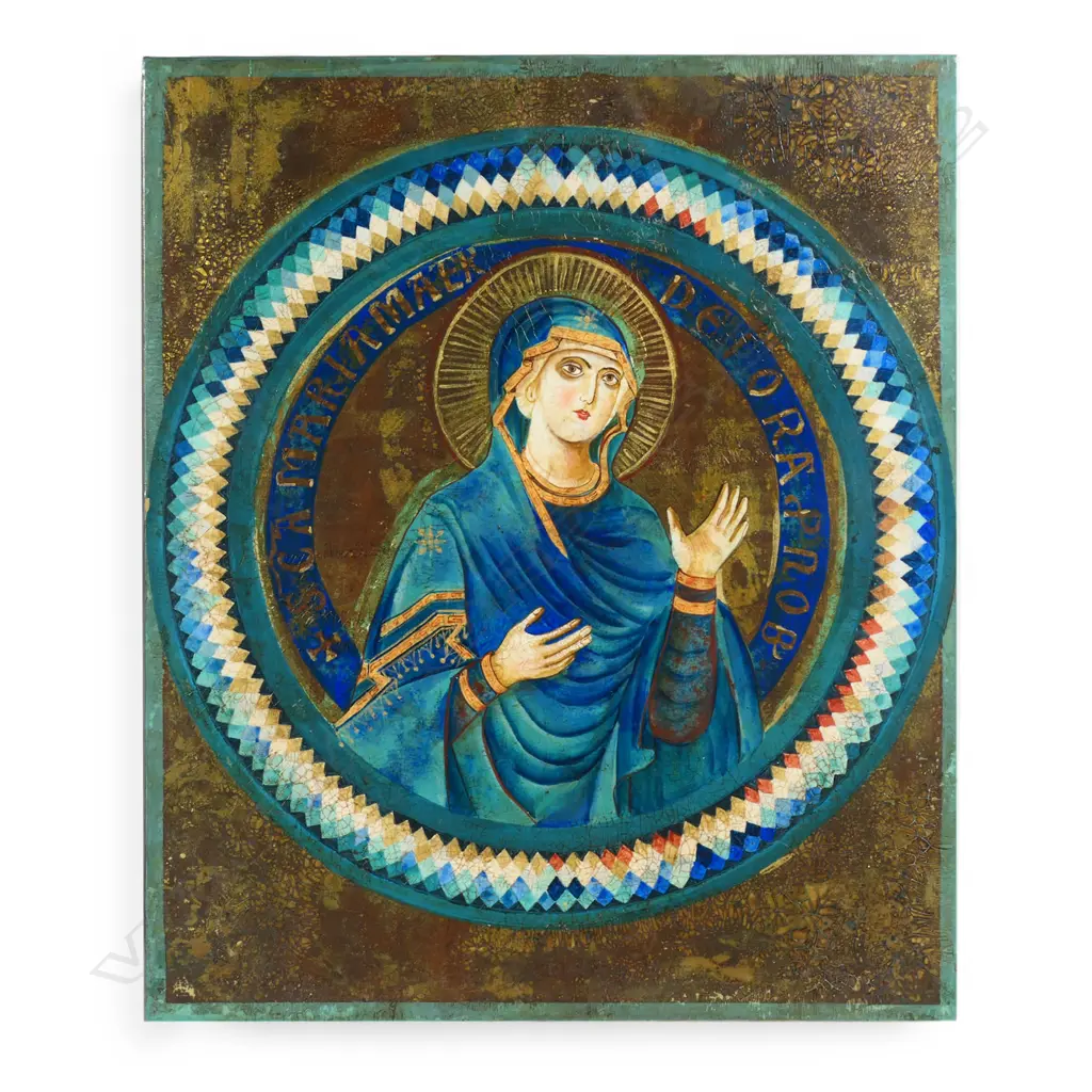 Carolyn McCondach MBE (NZ d.2020), 'The Virgin, Basilico of St Francis of Assisi', Image 1++